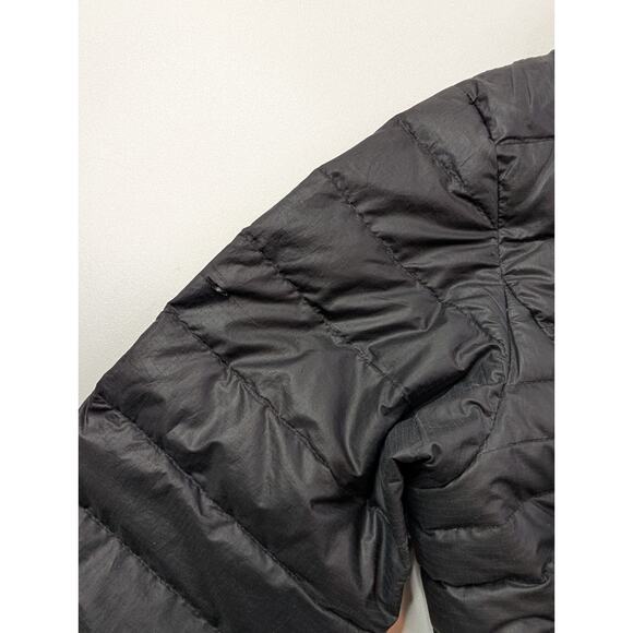 Patagonia Full Zip Up Goose Down Puffer Jacket Womens Size XSmall Solid Black - Picture 5 of 10